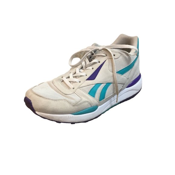 Reebok Shoes - REEBOK Vintage Women's Royal Bridge 2 FW4516 Teal & Purple 90's Style Shoes-Sz 9